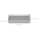 OWC Express 1M2 2 TB, Disco a stato solido argento/alluminio