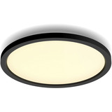 Philips Hue Hue White Ambiance Aurelle plafoniera rotonda, Luce LED Nero