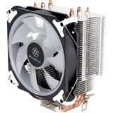 SilverStone AR12 RGB Processore Refrigeratore 12 cm Nero, Acciaio inossidabile, Bianco, raffreddamento CPU  Refrigeratore, 12 cm, 700 Giri/min, 2200 Giri/min, 29 dB, 68,9 pdc/min