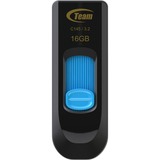 Team Group C145 unità flash USB 16 GB USB tipo A 3.2 Gen 1 (3.1 Gen 1) Nero, Blu, Chiavetta USB Nero/Blu, 16 GB, USB tipo A, 3.2 Gen 1 (3.1 Gen 1), Lamina di scorrimento, 20 g, Nero, Blu