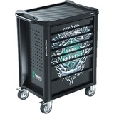 Wera Tool Rebel 9700 Carrello officina 1, con equipaggiamento, Carrelli per attrezzi Nero