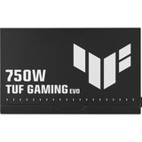ASUS TUF-GAMING-750B-EVO, Alimentatore PC Nero, 750 W, 100 - 240 V, Attivo, 80 W, 750 W, 80 W