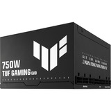 ASUS TUF-GAMING-750B-EVO, Alimentatore PC Nero, 750 W, 100 - 240 V, Attivo, 80 W, 750 W, 80 W