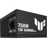 ASUS TUF-GAMING-750B-EVO, Alimentatore PC Nero, 750 W, 100 - 240 V, Attivo, 80 W, 750 W, 80 W