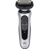 Braun Series 6 62-S7650cc Rasoio Trimmer Argento argento/Nero, Rasoio, Argento, Pulsanti, Batteria, Batteria integrata, 1 h