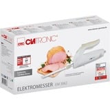 Clatronic EM 3062 coltello elettrico 180 W Bianco bianco, Bianco, 180 W