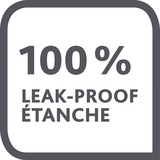 Emsa 508550 recipiente per cibo Rotondo Contenitore 0,15 L Trasparente 1 pz, Casella trasparente/Blu, Contenitore, Rotondo, 0,15 L, Trasparente, Polipropilene (PP), Elastomero Termoplastico (TPE), Frutta
