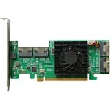 HighPoint SSD7580B PCIe 4.0x16 8x U.2P NVMe, Scheda di interfaccia 