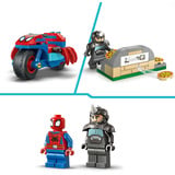 LEGO Marvel Spidey e i suoi super amici Spidey in moto contro Rhino, Giochi di costruzione 