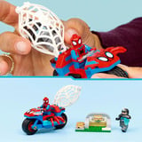 LEGO Marvel Spidey e i suoi super amici Spidey in moto contro Rhino, Giochi di costruzione 