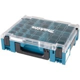 Makita MAKPAC-Organizer 191X80-2, Valigia blu/trasparente
