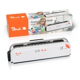 Peach PB200-70 rilegatrice 60 s 300 fogli Bianco, Macchina obbligatoria bianco/Orange, 300 fogli, Bianco, 60 s, 1,5 cm, 180 s, 80 g/m²