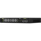 QNAP QSW-M2116P-2T2S switch di rete Gestito L2 2.5G Ethernet Supporto Power over Ethernet (PoE) Nero, Interruttore Gestito, L2, 2.5G Ethernet, Full duplex, Supporto Power over Ethernet (PoE), Montaggio rack