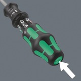 Wera Set di punte Kraftform Kompakt 27 Set 1, con impugnatura manuale, Set di bit Nero/Verde