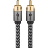 goobay Cavo Mono Cinch Plus Nero/Argento
