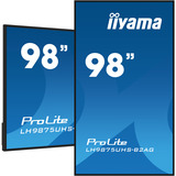 iiyama LH9875UHS-B2AG visualizzatore di messaggi Pannello piatto per segnaletica digitale 2,48 m (97.5") LED Wi-Fi 500 cd/m² 4K Ultra HD Nero Processore integrato Android 11 24/7, Public Display Nero (opaco), Pannello piatto per segnaletica digitale, 2,48 m (97.5"), LED, 3840 x 2160 Pixel, Wi-Fi, 24/7
