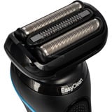Braun Series 5 52-B1650S rasoio elettrico Trimmer Blu Nero/Blu, Rasoio, Blu, Pulsanti, Batteria, Batteria integrata, 50 min