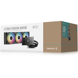 DeepCool LT360 VISION ARGB, Raffreddamento ad acqua Nero