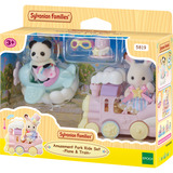 EPOCH Sylvanian Families - Set gioco parco divertimenti Giro in treno, Giochi di costruzione 