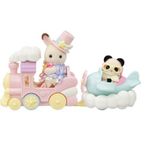 EPOCH Sylvanian Families - Set gioco parco divertimenti Giro in treno, Giochi di costruzione 