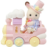 EPOCH Sylvanian Families - Set gioco parco divertimenti Giro in treno, Giochi di costruzione 