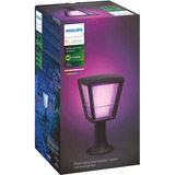 Philips Piantana per esterni Econic, Luce LED Nero, Philips Hue White and Color ambiance Piantana per esterni Econic, Illuminazione su base/asta intelligente, Bluetooth/Zigbee, Nero, LED, Vetro, Lampadina/e non sostituibile/i