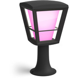 Philips Piantana per esterni Econic, Luce LED Nero, Philips Hue White and Color ambiance Piantana per esterni Econic, Illuminazione su base/asta intelligente, Bluetooth/Zigbee, Nero, LED, Vetro, Lampadina/e non sostituibile/i
