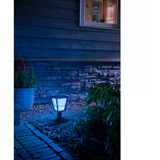 Philips Piantana per esterni Econic, Luce LED Nero, Philips Hue White and Color ambiance Piantana per esterni Econic, Illuminazione su base/asta intelligente, Bluetooth/Zigbee, Nero, LED, Vetro, Lampadina/e non sostituibile/i