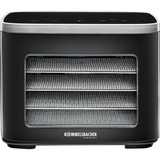 Rommelsbacher Mini essiccatore DA 450, Macchina di essicazione accaio/Nero