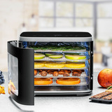 Rommelsbacher Mini essiccatore DA 450, Macchina di essicazione accaio/Nero