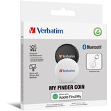 Verbatim 32134 localizzatore e cercatore GPS Personale Nero, Bianco, Tracker di tracciamento Personale, Cercatore, Nero, Bianco, Antipolvere, Impermeabile, IP66, CR2032