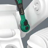 Wera 8100 SA 14 Set di cricchetti Zyklop Comfort, 1/4", Set di strumenti Nero/Verde