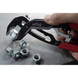 Wiha Pinza per pompa acqua QuickFix Classic automatica, Tubi, pinza regolabile Nero/Rosso