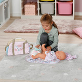 ZAPF Creation BABY born Changing Bag Flower, Accessori della bambola BABY born Changing Bag Flower, Borsa per pannolini per bambola, 3 anno/i