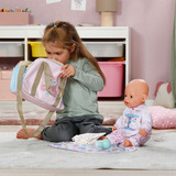 ZAPF Creation BABY born Changing Bag Flower, Accessori della bambola BABY born Changing Bag Flower, Borsa per pannolini per bambola, 3 anno/i