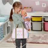 ZAPF Creation BABY born Changing Bag Flower, Accessori della bambola BABY born Changing Bag Flower, Borsa per pannolini per bambola, 3 anno/i