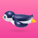 ZURU Pets Alive - Swimming Penguin, Gioco figura Pets Alive 9573, Animale per vasca, Bambino/Bambina, 3 anno/i, Colori assortiti