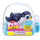 ZURU Pets Alive - Swimming Penguin, Gioco figura Pets Alive 9573, Animale per vasca, Bambino/Bambina, 3 anno/i, Colori assortiti