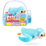 ZURU Pets Alive - Swimming Penguin, Gioco figura Pets Alive 9573, Animale per vasca, Bambino/Bambina, 3 anno/i, Colori assortiti