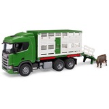 bruder Scania Super 560R Camion per il trasporto di animali, Veicolo modello 