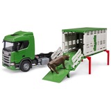 bruder Scania Super 560R Camion per il trasporto di animali, Veicolo modello 