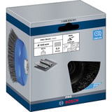 Bosch 1 608 614 011 Ruota a raggi di filo di acciaio 10 cm, Pennello 10 cm