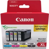 Canon 9182B010 cartuccia d'inchiostro 4 pz Originale Resa elevata (XL) Nero, Ciano, Magenta, Giallo Resa elevata (XL), Nero, Ciano, Magenta, Giallo, 4 pz, Confezione multipla