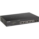 D-Link DGS-1100-10MPV2 Gestito L2 Gigabit Ethernet (10/100/1000) Supporto Power over Ethernet (PoE) 1U Nero, Interruttore Gestito, L2, Gigabit Ethernet (10/100/1000), Supporto Power over Ethernet (PoE), Montaggio rack, 1U