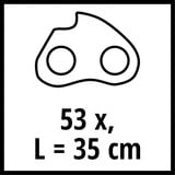 EINHELL 4500172 catena di ricambio per sega, Sega a catena Einhell