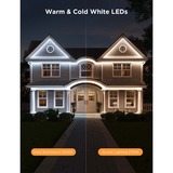 Govee Striscia luminosa LED RGBICWW per esterni, Striscia LED Striscia LED intelligente, Wi-Fi, Nero, Plastica, Multi, IP65