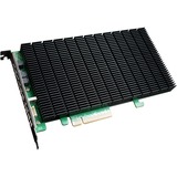 HighPoint SSD6204A controller RAID PCI Express x8 3.0 8 Gbit/s, Scheda di interfaccia PCI Express 3.0, PCI Express x8, 0, 1, 8 Gbit/s, 4 canali, 920,585 h