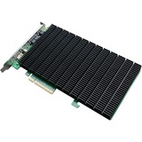 HighPoint SSD6204A controller RAID PCI Express x8 3.0 8 Gbit/s, Scheda di interfaccia PCI Express 3.0, PCI Express x8, 0, 1, 8 Gbit/s, 4 canali, 920,585 h