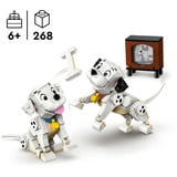 LEGO Disney ǀ 43271 Pongo e Peggy - La Carica dei Cento e Uno, Animali Giocattolo, Regalo per Bambine e Bambini da 6+ Anni, Giochi di costruzione Animali Giocattolo, Regalo per Bambine e Bambini da 6+ Anni, Set da costruzione, 6 anno/i, Plastica, 268 pz, 348 g