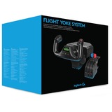 Logitech Flight Yoke System Nero USB 2.0 Simulazione di Volo Analogico/Digitale PC, Joystick volante Simulazione di Volo, PC, Analogico/Digitale, Cablato, USB 2.0, Nero